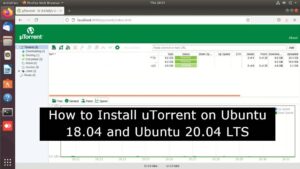 How to Install uTorrent in Ubuntu 22.04 and Ubuntu 20.04 LTS